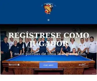 Fecobicr.com(Federación Costarricense de Billar(Fecobi)) Screenshot