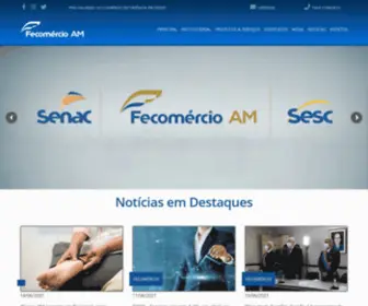 Fecomercio-AM.org.br(Federação do Comércio de Bens) Screenshot