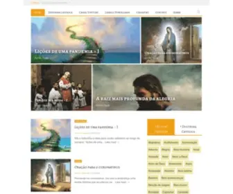 Fecomvirtudes.com.br(Fé com virtudes & Doutrina católica) Screenshot