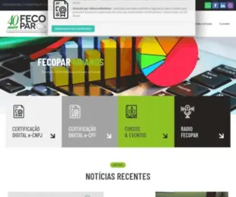 Fecopar.com.br(Federa) Screenshot