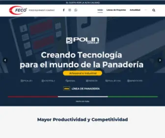 Fecoycia.com(Equipos para la Industria Alimenticia) Screenshot