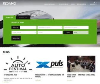 Fedamo.lu(Annuaire des marques et garages automobiles au Luxembourg) Screenshot