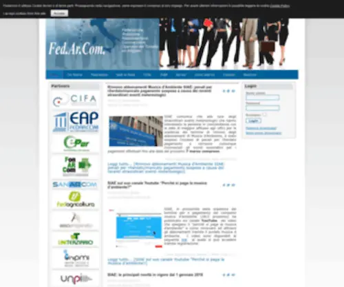Fedarcom.it(Fedarcom Home) Screenshot