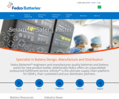 Fedcobatteries.com(Fedco batteries) Screenshot