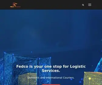 Fedcocourier.com(Domestic courier delivery services in chennai) Screenshot