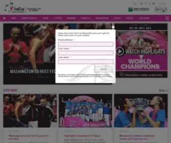 Fedcup.com Screenshot