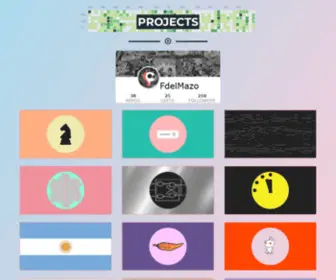 Fede.dm(Personal portfolio website) Screenshot