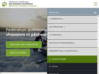 Fedecp.com(Fédération québécoise des chasseurs et pêcheurs) Screenshot