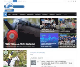 Fedecuarg.com.ar(Federación) Screenshot