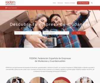 Fedem.es(Empresas de Mudanza y Guardamuebles) Screenshot