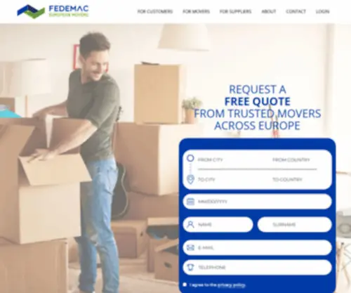 Fedemac.eu(Fedemac) Screenshot