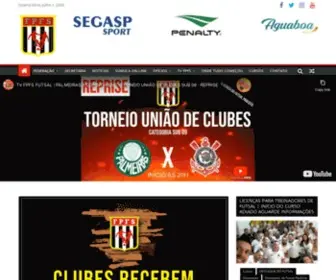 Federacaopaulistadefutsal.com.br(FPFS) Screenshot