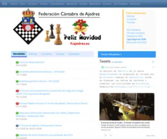 Federacioncantabradeajedrez.com(FCA) Screenshot