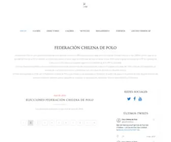 Federacionchilenadepolo.cl(Federación Chilena de Polo) Screenshot