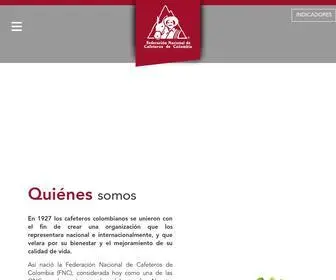 Federaciondecafeteros.org(Federación Nacional de Cafeteros) Screenshot