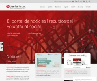Federacio.net(Federació Catalana de Voluntariat Social) Screenshot