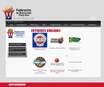 Federacionpr.org(FBPUR) Screenshot