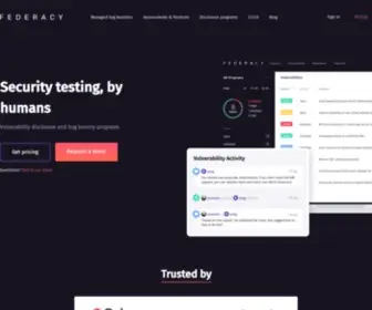 Federacy.com(Security testing) Screenshot