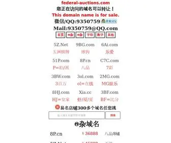 Federal-Auctions.com(南通景彰化工有限公司专注于工业智能视觉领域) Screenshot