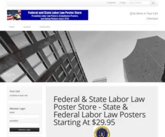 FederalandstatelaborlawposterStore.com(FSLLPS) Screenshot