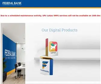 Federalbank.co.in(Federal bank) Screenshot