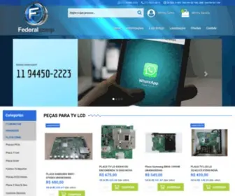 Federalcomp.com.br(Placas de LCD) Screenshot