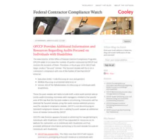 Federalcontractorcompliancewatch.com(Federal Contractor Compliance Watch) Screenshot