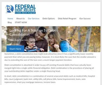 Federaldebtreliefs.com(Debt Consolidation) Screenshot