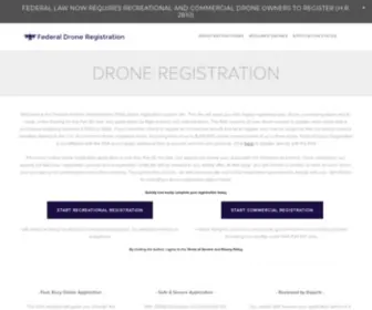 Federaldroneregistration.com(The official Federal Aviation Administration (FAA)) Screenshot