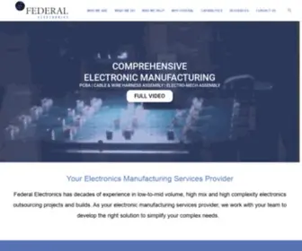 Federalelec.com(Federal Electronics) Screenshot