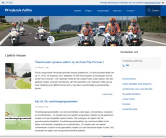 Federalepolitie.be(Federalepolitie) Screenshot