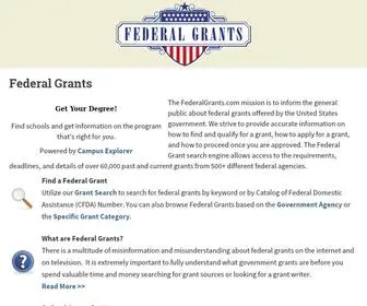 Federalgrants.com(Federal Grants) Screenshot
