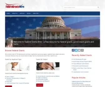 Federalgrantswire.com(Federal Grants Wire) Screenshot