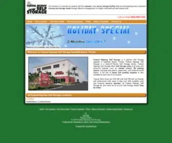 Federalhighwayselfstorage.com(Deerfield Beach Self Storage) Screenshot