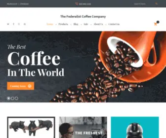 Federalistcoffee.com(The Federalist Coffee Company) Screenshot