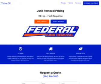 Federaljunkremoval.com(Junk Removal Services) Screenshot