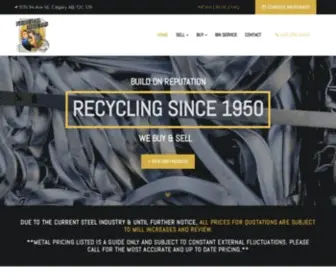 Federalmetals.ca(Recycling scrap metal) Screenshot