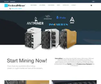 Federalminer.com(ASIC miner) Screenshot