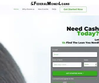 Federalmoneyloans.com(Installment Loans Online) Screenshot