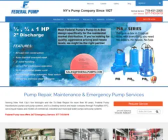 Federalpumps.com(A PumpMan Company) Screenshot