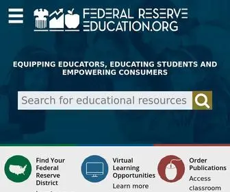 Federalreserveeducation.org(Federal Reserve Education) Screenshot