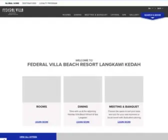 Federalvillalangkawi.com(Holiday Villa Hotels) Screenshot