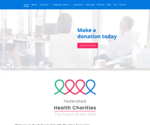 Federatedhealth.ca(Federated Health Charities) Screenshot