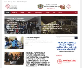 Federatia-Filantropia.ro(Federația Filantropia) Screenshot