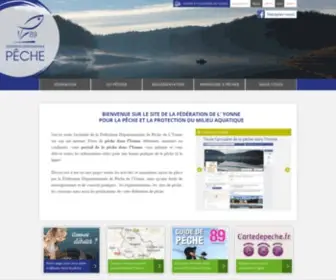 Federation-Peche-Yonne.fr(Fédération) Screenshot