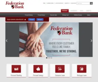 Federationbankia.com(Federation Bank) Screenshot
