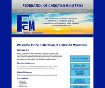 Federationofchristianministries.org(Federation of Christian Ministries Welcome) Screenshot