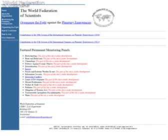 Federationofscientists.org(WFS) Screenshot