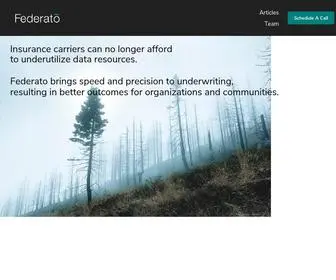 Federato.ai(Federato is an underwriting platform for insurance carriers provides real) Screenshot