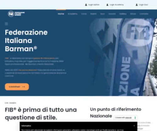 Federazioneitalianabarman.com(Federazione Italiana Barman Corsi e Master in tutta Italia) Screenshot